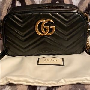GG Marmont Small Matelassé Shoulder Bag